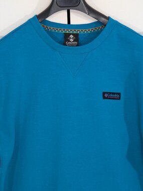 Columbia Bugasweat Blue Crewneck Pullover Sweatshirt